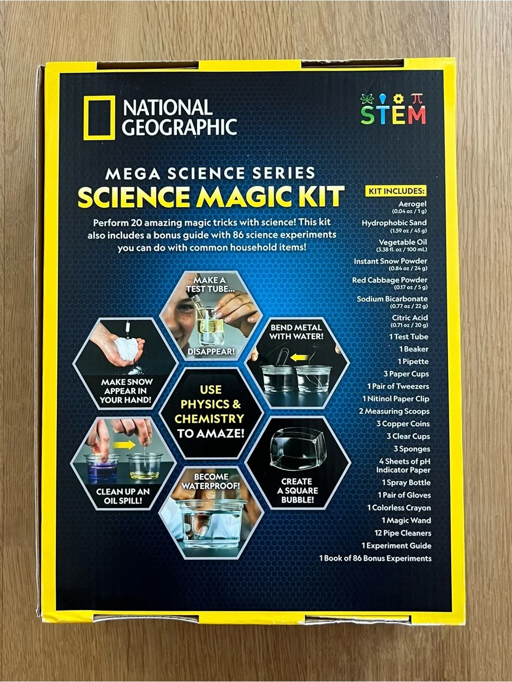 National Geographic Mega Science Series Science Magic Kit NGMEGAMAGIC New Sealed